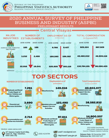 2020 Annual Survey of Philippine Business and Industry (Preliminary Results)