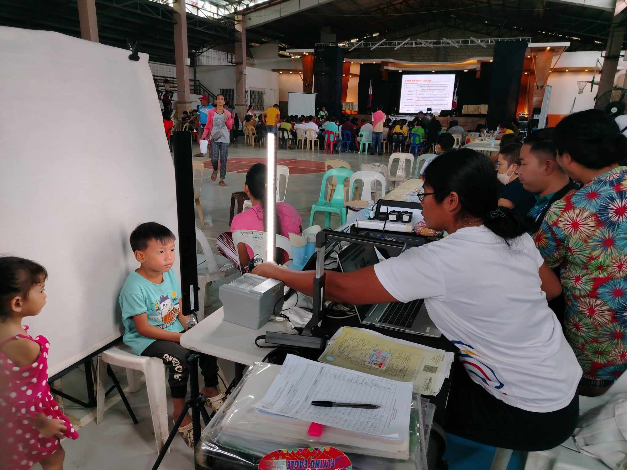 PhilSys Registration during the Kalayaan Job Fair conducted at Trinidad Bohol last 12 June 2024