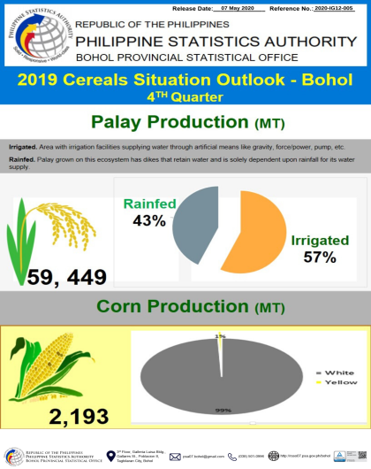 4th Quarter 2019 Cereals Situation Outlook - Bohol