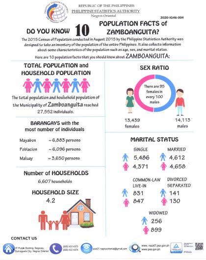 Population Facts of Zamboanguita