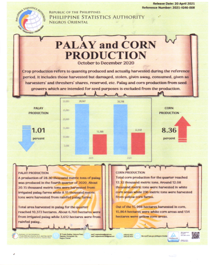 Palay and Corn Production_October to December 2020