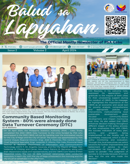 Balud sa Lapyahan-April 2024 News Letter