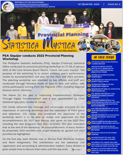 First Quarter 2022 Newsletter