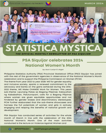 STATISTICA MYSTICA, March 2024