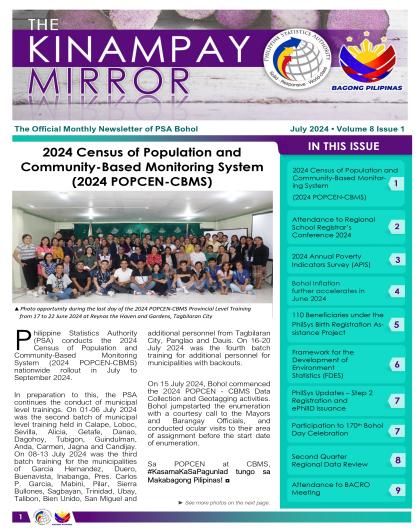 The Kinampay Mirror Volume 8, Issue 1